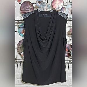 CHAUS | Woman's Cowlneck Sleeveless Top